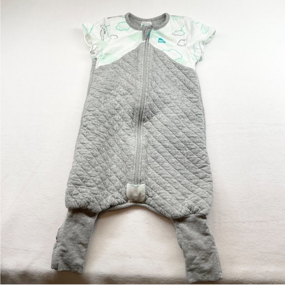 love to dream sleep suit mint green clouds 12-24 m 1.0TOG